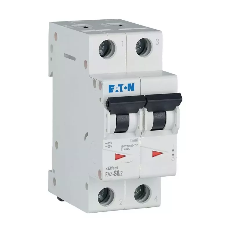 Eaton FAZ-S6/2 Leitungsschutzschalter Typ S 6A 2-polig 6kA 278809