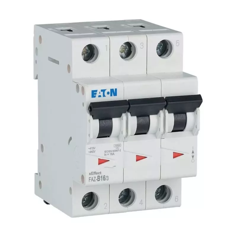 Eaton FAZ-B16/3 Leitungsschutzschalter Typ B, 3-polig, 16 A 278847