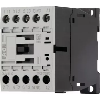 Eaton DILM15-10 Leistungsschütz, 3-polig, 230 V AC 50 Hz / 240 V AC 60 Hz Spule, 1 NO Hilfskontakt, 15 A 290058