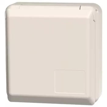 MENNEKES 4971 Schuko-Aufputzsteckdose 16A 2P+E 230V IP44 Grau