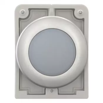 Eaton RMQ-Titan Flache runde Meldeleuchtenkopf, weiße Linse, Chromblende, M30C-FL-W 183287