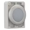 Eaton RMQ-Titan Flache runde Meldeleuchtenkopf, weiße Linse, Chromblende, M30C-FL-W 183287