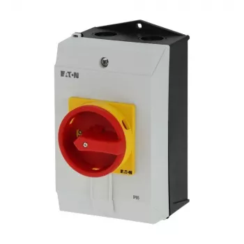 Eaton P1-40/I2H/SVB Hauptschalter mit Not-Aus-Funktion, abschließbar, 40 A, 690 V, 3-polig, Frontmontage, IP65 199922