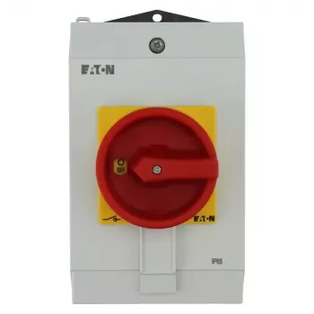 Eaton P1-40/I2H/SVB Hauptschalter mit Not-Aus-Funktion, abschließbar, 40 A, 690 V, 3-polig, Frontmontage, IP65 199922