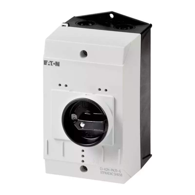 Eaton CI-K2-PKZ0-G Leergehäuse mit Drehschalter, 160 x 100 x 130 mm, Grau/Schwarz 219654