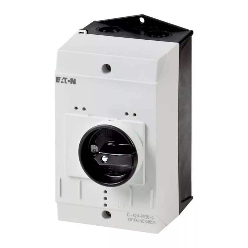 Eaton CI-K2-PKZ0-G Leergehäuse mit Drehschalter, 160 x 100 x 130 mm, Grau/Schwarz 219654
