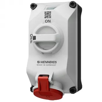 Mennekes DUOi 16A 5-polig 6h 400V IP44 Wandmontierte CEE-Steckdose 5611506G
