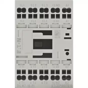 Eaton DILM7-10(24VDC)-PI Leistungsschütz, 3 NO Hauptkontakte, 24 V DC Spule, 7 A AC-3, 690 V 199223