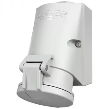 MENNEKES 32A 4-polige 1h Wandsteckdose IP44 Violett 2983A