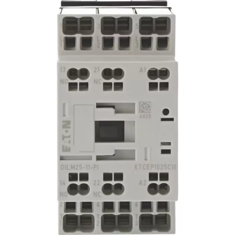 Eaton DILM25-11(RDC24)-PI Schütz, 3 Schließer-Hauptkontakte, 24 V DC Spule, 25 A, 11 kW 199288