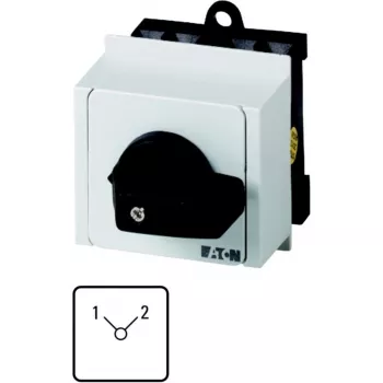 Eaton T0-3-8222/IVS 3-poliger Nockenschalter, 20A, Schwarz/Weiß 060205