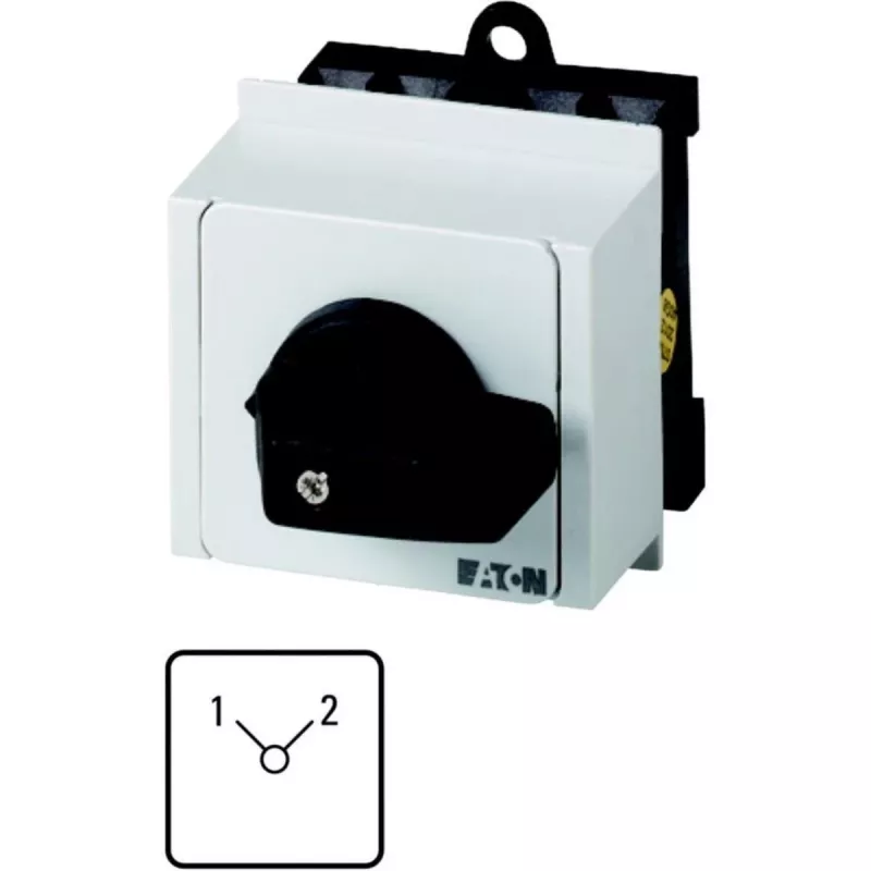 Eaton T0-3-8222/IVS 3-poliger Nockenschalter, 20A, Schwarz/Weiß 060205