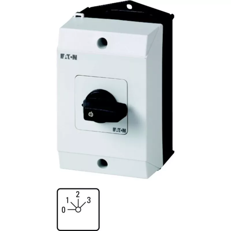 Eaton T0-2-8241/I1 Kippschalter, 1-polig, Schwarz/Weiß 207107
