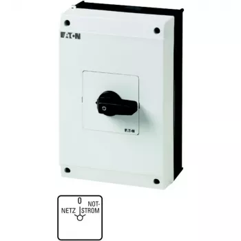Eaton T5B-4-8902/I4 4-poliger Nockenschalter, 20 A, 690 V AC, Schwarz/Weiß 207237