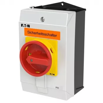 Eaton P1-25/I2-SI/HI11 3-poliger Hauptschalter 25A 690V AC, Unterputzmontage, IP65 Front, Weiß 207310
