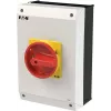 Eaton P3-63/I4/SVB/N 3-poliger Hauptschalter mit Not-Aus-Funktion, 63 A, Rot/Gelb 207349