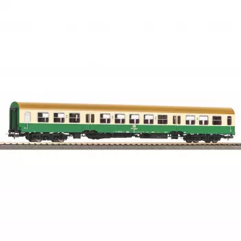 PIKO 28004 H0 Halberstadt Mitteleinstiegswagen Beige-Grün 2. Klasse DR