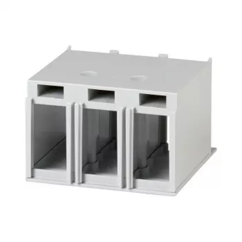 Eaton 260038 Klemmenabdeckung für NZM2 3-polige Leistungsschalter, BG2 Rahmen, Grau