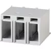 Eaton 260038 Klemmenabdeckung für NZM2 3-polige Leistungsschalter, BG2 Rahmen, Grau