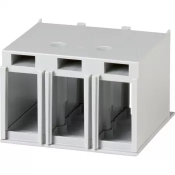 Eaton 260038 Klemmenabdeckung für NZM2 3-polige Leistungsschalter, BG2 Rahmen, Grau