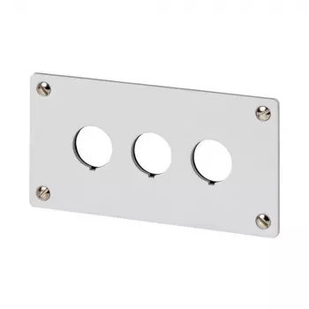 Eaton M22-E3Q Aluminium-Gehäuse für Steuerstation, grau, 3 Ausschnitte, IP65 216544