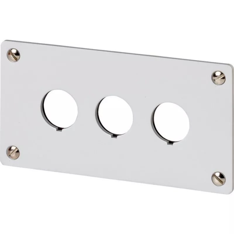 Eaton M22-E3Q Aluminium-Gehäuse für Steuerstation, grau, 3 Ausschnitte, IP65 216544