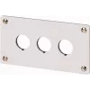Eaton M22-E3Q Aluminium-Gehäuse für Steuerstation, grau, 3 Ausschnitte, IP65 216544