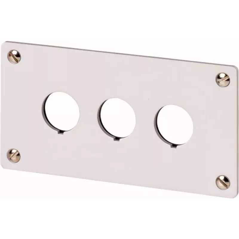 Eaton M22-E3Q Aluminium-Gehäuse für Steuerstation, grau, 3 Ausschnitte, IP65 216544