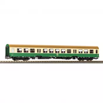 PIKO 28005 H0 Halberstädter Mitteleinstiegswagen Beige-Grün 2. Klasse DR