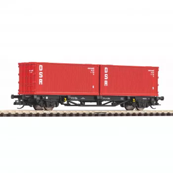 Piko TT 47727 TT Container-Tragwagen 2x20 DSR der DR