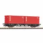 Piko TT 47727 TT Container-Tragwagen 2x20 DSR der DR