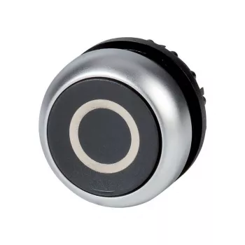 Eaton M22-D-S-X0 Drucktaster-Antrieb, Schwarz, Bündig, Tastend, Metallfrontring, 22,5 mm 216609