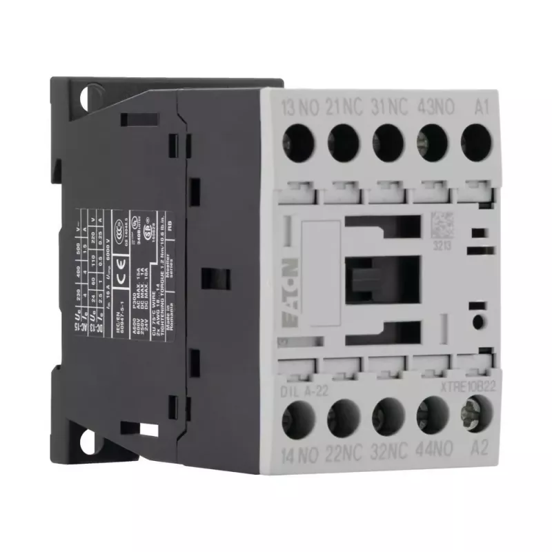 Eaton DILA-22 Hilfsschütz 24 V DC 2NO+2NC Schraubklemmen 1,6 kW