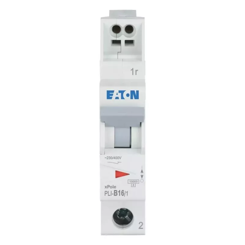 Eaton PLI-B16/1 Miniatur-Leistungsschalter, Typ B, 16 A, 1-polig 101251