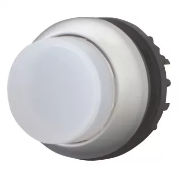 Eaton M22-DRLH-W beleuchteter Drucktaster, Weiß, 1NO, 22,5 mm, 12-30 V AC/DC LED 216788