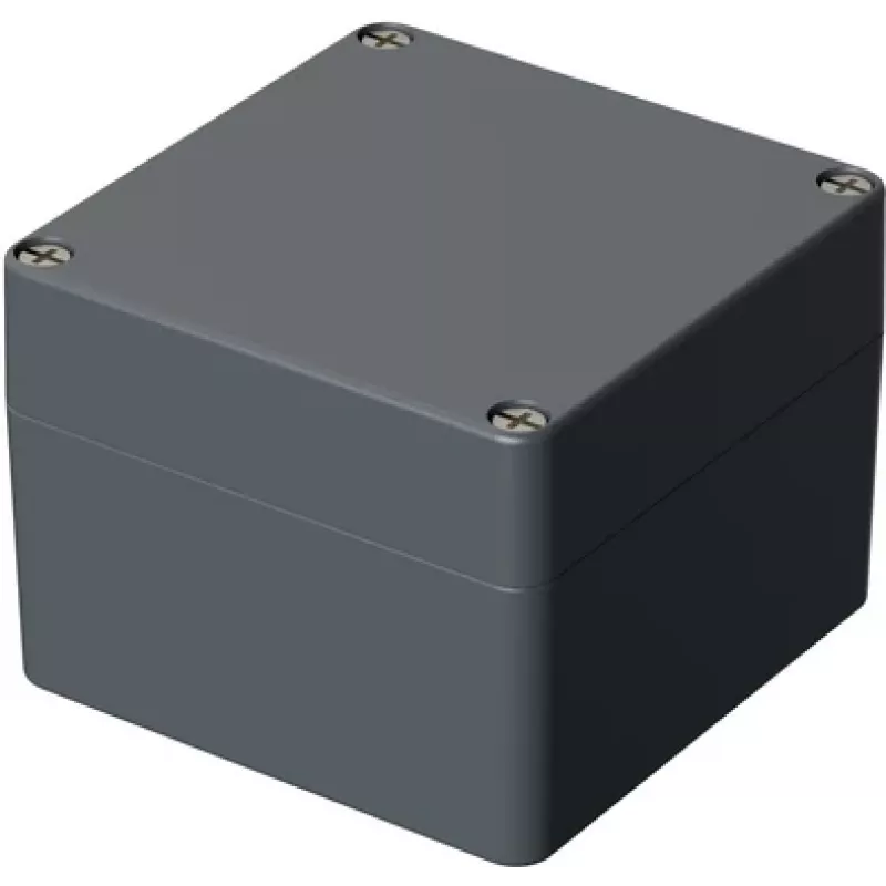 Bopla A 120 Universalgehäuse 122 x 120 x 90 mm, Aluminium, Silbergrau RAL 7001 01120000.H