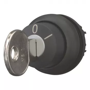 Eaton M22S-WRS Schlüsselbetätigter Wahlschalter-Antrieb, 2 Stellungen, Rastend, Schwarz 216889