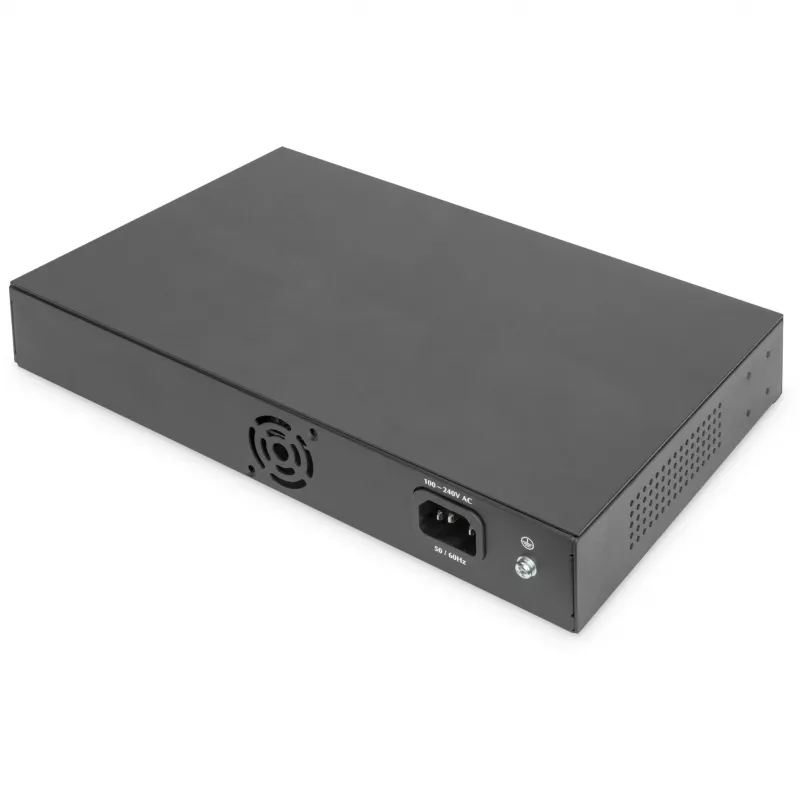 DIGITUS DN-80113-1 24-Port Gigabit Switch, 19-Zoll-Rackmontage, 48 Gbps, Unmanaged