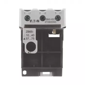 Eaton ZB65-XEZ Motor-Schutzrelais-Sockel, DIN-Schienen-/Schraubmontage, 3-polig, 690V AC 278474