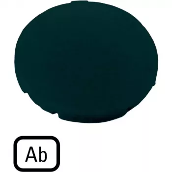 Eaton M22-XD-S-D4 schwarze Beschriftungsplatte für Not-Aus-Drucktaster, 22,5 mm 218186