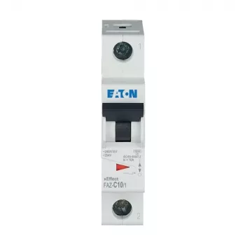 Eaton FAZ-C10/1 Leitungsschutzschalter, 1-polig, C-Charakteristik, 10 A, 240/415 V AC 278557