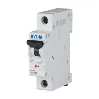 Eaton FAZ-C10/1 Leitungsschutzschalter, 1-polig, C-Charakteristik, 10 A, 240/415 V AC 278557
