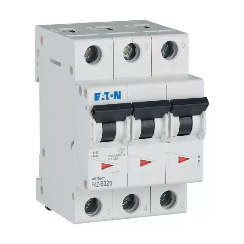 EATON FAZ-B32/3 Leitungsschutzschalter 32 A, 3-polig, B-Charakteristik, 6 kA 278850