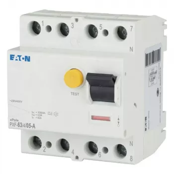 Eaton PXF-63/4/05-A Fehlerstrom-Schutzschalter (RCCB), 4-polig, 63 A, 50 mA, Typ A 236805
