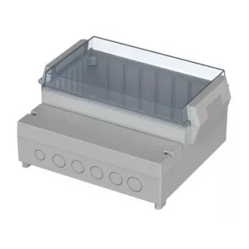 Bopla RCP 2000 Controller-Gehäuse 213 x 185 x 104,5 mm Lichtgrau ABS/PC IP65 41200309