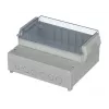 Bopla RCP 2000 Reglergehäuse, 213 x 185 x 104,5 mm, ABS/PC, hellgrau 41200309