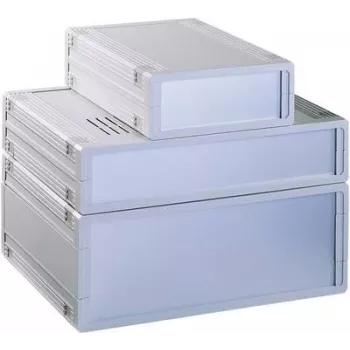 Bopla ULTRAMAS UM32009L+2X FP30009 Desktop-Gehäuse, ABS, Lichtgrau, 157,5 x 62,2 x 199 mm 55320000.MT6