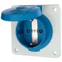 Mennekes 11031F Schuko-Aufputz-Steckdose, 16 A, 230 V, IP54, Blau