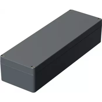Bopla Universalgehäuse 360 x 120 x 81 mm Aluminium Silbergrau (RAL 7001) A 124 01124000.H