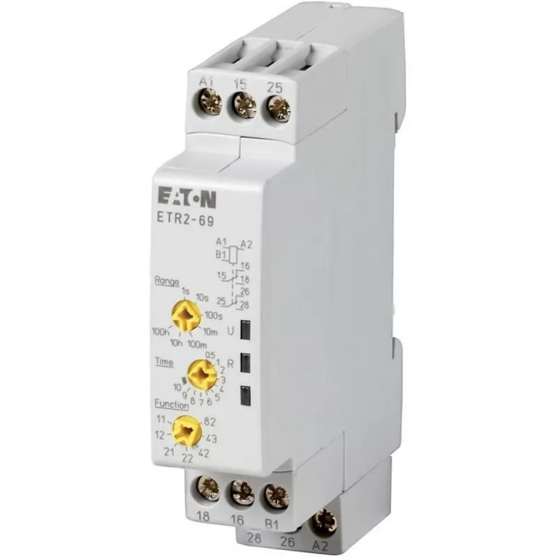 EATON Multifunktions-Zeitrelais 0,5s-100h ETR2-69 (262689)